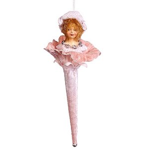 Елочная игрушка Замороженная Цветочная Фея 23 см, розовый, подвеска Goodwill фото 1