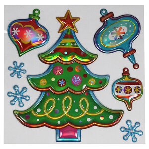 Новогодние наклейки для окна Christmas Tree 25*25 см Peha фото 1