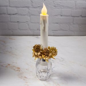 Украшение для свечи Золотой Венец 7 см Swerox фото 2