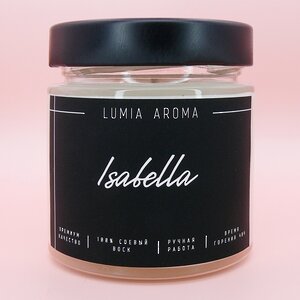 Ароматическая соевая свеча Isabella 200 мл, 40 часов горения Lumia Aroma фото 1