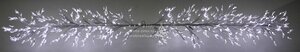 Светодиодная декоративная гирлянда Ледяные Листья 220*35 см, 480 холодных белых LED ламп, IP44 BEAUTY LED фото 2