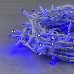 Уличная гирлянда Legoled 100 синих LED, 10 м, белый КАУЧУК, соединяемая, IP65 BEAUTY LED фото 2