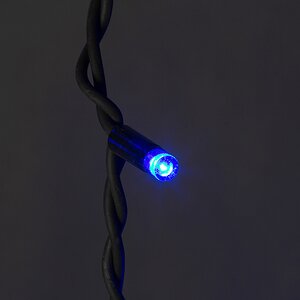 Светодиодный занавес Legoled 2*3 м, 600 синих LED ламп, черный КАУЧУК, соединяемый, IP54 BEAUTY LED фото 2