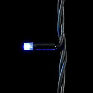 Уличная гирлянда Legoled 100 синих LED ламп 10 м, черный КАУЧУК, соединяемая, IP44 BEAUTY LED фото 2