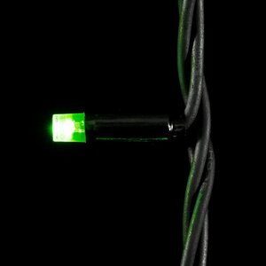 Уличная гирлянда 24V Legoled 75 зеленых LED ламп, 10 м, черный КАУЧУК, соединяемая, IP54 BEAUTY LED фото 2