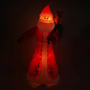 Надувная фигура Дед Мороз Старый русский 1.8 м подсветка Торг Хаус фото 3