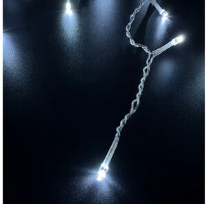 Светодиодная гирлянда Бахрома 25*0.5 м, 1000 холодных белых LED ламп, IP44 Snowhouse фото 4