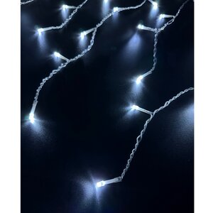 Светодиодная гирлянда Бахрома 25*0.5 м, 1000 холодных белых LED ламп, IP44 Snowhouse фото 3