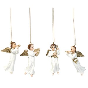Елочное украшение "Ангел с дудочкой", 10 см, подвеска Goodwill фото 2