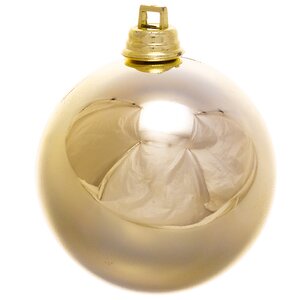 Пластиковый шар Элит 6 см золотой глянцевый Holiday Classics фото 1