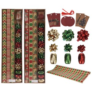 Набор для упаковки подарков "Новогодний", 30 предметов Koopman фото 1