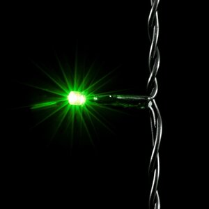 Светодиодная гирлянда 24V Quality Light 100 зеленых LED ламп 10 м, черный ПВХ, соединяемая, IP44 BEAUTY LED фото 6