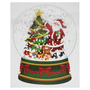 Новогодняя наклейка на окно Magic Snowball - Санта 29*35 см Peha фото 1