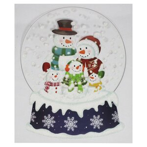 Новогодняя наклейка на окно Magic Snowball - Снеговики 29*35 см Peha фото 1