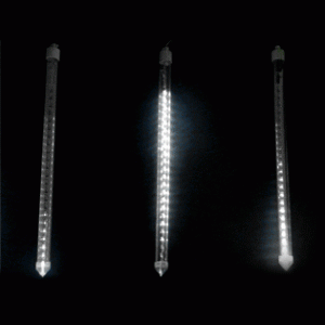 Светодиодная гирлянда Тающие Сосульки 8*0.5 м, холодные белые LED лампы, прозрачный СИЛИКОН, соединяемая, IP44 Царь Елка фото 2