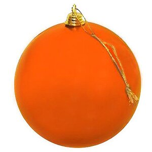 Пластиковый матовый шар 10 см оранжевый, Snowhouse Snowhouse фото 1