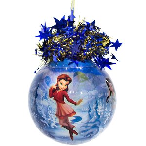 Пластиковый елочный шар Фея Динь-Динь с Подружками - Зима 9.5 см MOROZCO фото 2