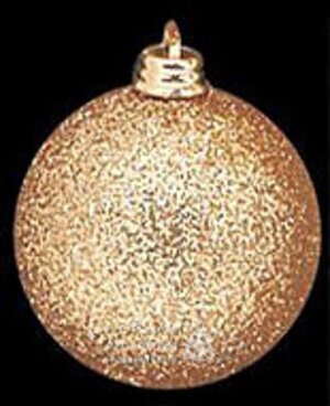 Пластиковый глянцевый шар 6 см золотой Holiday Classics фото 1