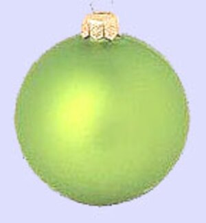 Пластиковый матовый шар ЭЛИТ 6 см светло-зеленый Holiday Classics фото 1