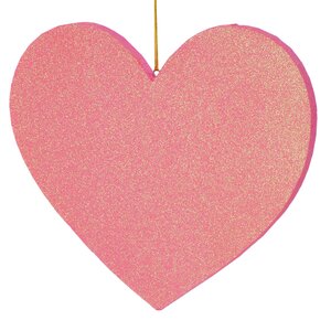 Игрушка для уличной елки Сердце 30 см розовое, пеноплекс МанузинЪ фото 1