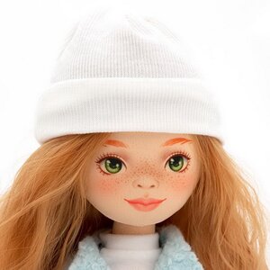 Мягкая кукла Sweet Sisters: Sunny в пальто мятного цвета 32 см, коллекция Европейская зима Orange Toys фото 3