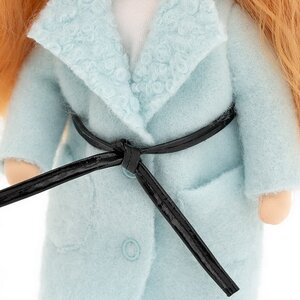 Мягкая кукла Sweet Sisters: Sunny в пальто мятного цвета 32 см, коллекция Европейская зима Orange Toys фото 4