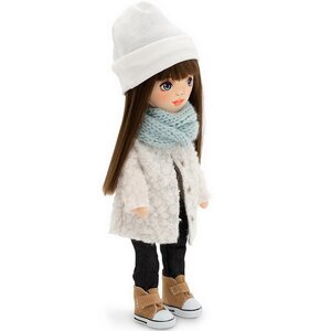 Мягкая кукла Sweet Sisters: Sophie в белой шубке 32 см, коллекция Европейская зима Orange Toys фото 5