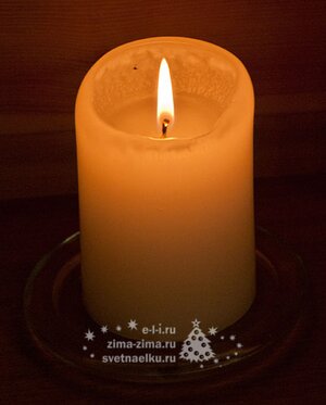 Свеча классическая, 140*39 мм, белый Candleslight фото 2