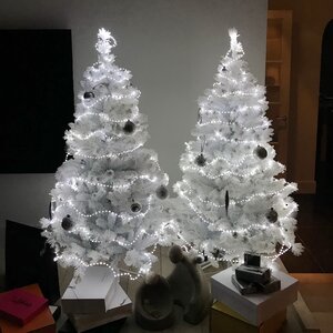 Искусственная белая елка Teddy White заснеженная 150 см, ЛЕСКА + ПВХ A Perfect Christmas фото 5