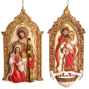 Елочное украшение "Святое семейство - 1", 14 см, подвеска Goodwill фото 2