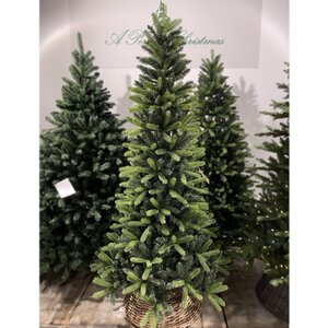 Искусственная стройная елка Юта 180 cм, ЛИТАЯ + ПВХ A Perfect Christmas фото 1