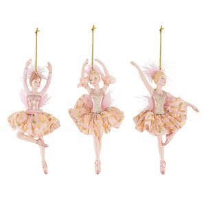 Елочная игрушка Балерина Жанин - Rose Paradi 17 см, подвеска Kurts Adler фото 2