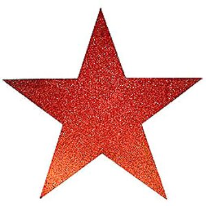 Звезда с блестками 25 см красная, пеноплекс МанузинЪ фото 3