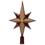 Верхушка Вифлеемская Звезда 25 см бордовая