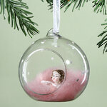 Елочный шар с композицией Fairy Tale - Ариана 8 см, стекло