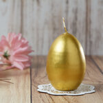 Пасхальная свеча Яйцо Golden 6 см