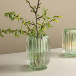 Стеклянная ваза Rozemari 12 см нежно-зеленая
