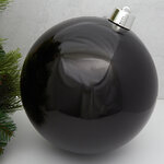 Пластиковый шар Sonder 30 см черный глянцевый