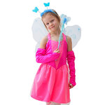 Карнавальный костюм Сказочная фея в розовом, рост 122-134 см
