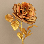 Искусственная роза Глория Деи 57 см, медная