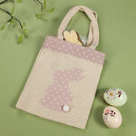Пасхальная сумочка Easter Time 21*17 см розовая
