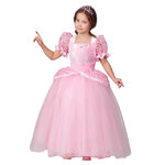Карнавальный костюм Принцесса Золушка в розовом платье, рост 134 см