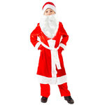 Карнавальный костюм Дед Мороз атласный, рост 92 см