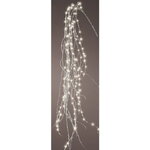 Светящаяся ветка-лиана Corre Silver 70 см, 120 теплых белых микро LED ламп, IP20