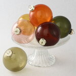 Набор стеклянных шаров Woodland 8 см, 6 шт 