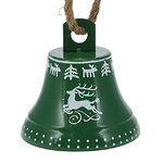 Елочная игрушка Колокольчик - Reindeer 14 см зеленый, подвеска