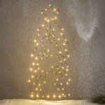 Светящаяся елка Norwood Star 85 см, 90 экстра теплых белых LED ламп, таймер, на батарейках, IP44
