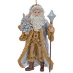 Елочная игрушка Санта с елочкой: Berceuse 13 см, подвеска