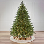 Искусственная елка с лампочками Романовская 240 см, 560 теплых белых ламп, ЛИТАЯ 100%
