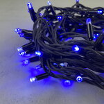 Уличная гирлянда Legoled 100 синих LED, холодное мерцание, 10 м, черный КАУЧУК, соединяемая, IP65